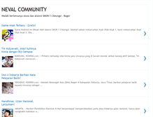 Tablet Screenshot of nevalcommunity.blogspot.com