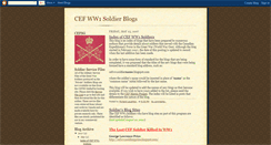Desktop Screenshot of cefww1soldiername.blogspot.com