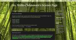 Desktop Screenshot of mollo-christensenscience.blogspot.com