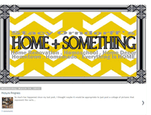 Tablet Screenshot of homeplussomething.blogspot.com