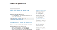 Desktop Screenshot of bestonlinecouponcodes.blogspot.com