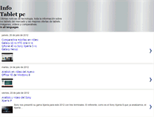 Tablet Screenshot of infotabletpc.blogspot.com