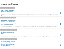 Tablet Screenshot of clomidandtwins.blogspot.com