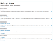 Tablet Screenshot of nothings-simple.blogspot.com