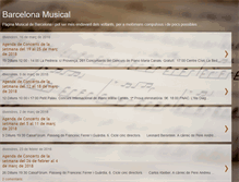 Tablet Screenshot of barcelonamusical.blogspot.com