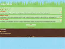 Tablet Screenshot of happytreesandthings.blogspot.com