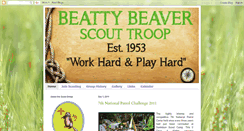 Desktop Screenshot of beattybeaverscout.blogspot.com