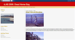 Desktop Screenshot of deadhorsebay.blogspot.com