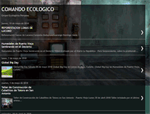 Tablet Screenshot of comando-ecologico.blogspot.com