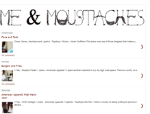 Tablet Screenshot of meandmoustaches.blogspot.com