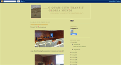 Desktop Screenshot of o-quam-cito-transit-gloria-mundi.blogspot.com