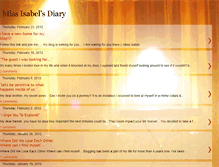 Tablet Screenshot of missisabeldiary.blogspot.com