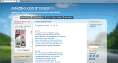 Desktop Screenshot of amazingkidstories.blogspot.com