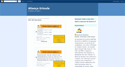 Desktop Screenshot of aliancakriola.blogspot.com
