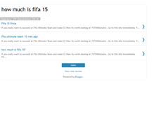 Tablet Screenshot of howmuchisfifa15.blogspot.com