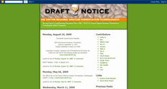 Desktop Screenshot of daytondraft.blogspot.com