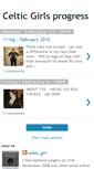 Mobile Screenshot of celticgirlsprogress.blogspot.com