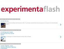 Tablet Screenshot of experimentamagazine.blogspot.com