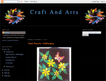 Tablet Screenshot of craftandarts.blogspot.com