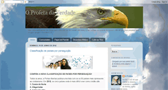 Desktop Screenshot of oprofetadaverdade.blogspot.com