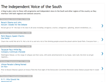 Tablet Screenshot of independentvoiceofthesouth.blogspot.com