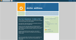 Desktop Screenshot of doctorwellness.blogspot.com