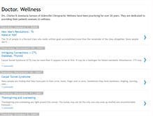 Tablet Screenshot of doctorwellness.blogspot.com