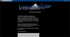 Desktop Screenshot of kriminellemuslimer.blogspot.com