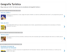 Tablet Screenshot of geografiaturistica.blogspot.com