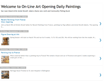 Tablet Screenshot of dailyoilpainting.blogspot.com
