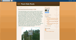 Desktop Screenshot of peachstateroads.blogspot.com