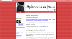 Desktop Screenshot of aphroditeinjeans.blogspot.com