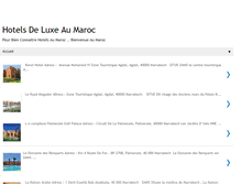 Tablet Screenshot of maroc-luxury.blogspot.com