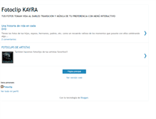 Tablet Screenshot of fotoclip-kayra.blogspot.com
