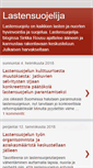 Mobile Screenshot of lastensuojelija.blogspot.com