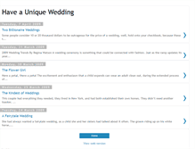 Tablet Screenshot of haveauniquewedding.blogspot.com