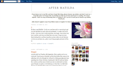 Desktop Screenshot of aftermatilda.blogspot.com