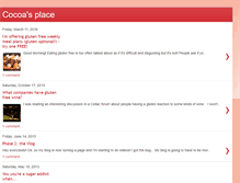 Tablet Screenshot of cocoasglutenfreeplace.blogspot.com