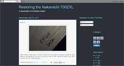 Desktop Screenshot of nakamichi700zxl.blogspot.com