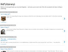 Tablet Screenshot of kidliterary.blogspot.com