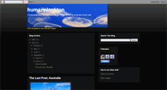 Desktop Screenshot of humanplankton.blogspot.com