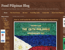 Tablet Screenshot of foodpilipinas.blogspot.com