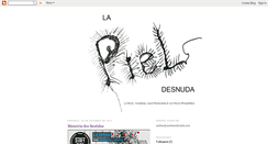 Desktop Screenshot of la-piel-desnuda.blogspot.com