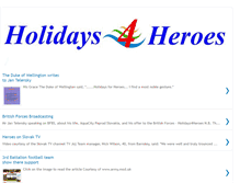 Tablet Screenshot of holidays4heroesnews.blogspot.com