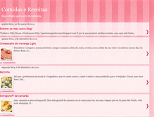 Tablet Screenshot of comidasereceitinhas.blogspot.com