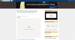 Desktop Screenshot of hortelanasdelalma.blogspot.com