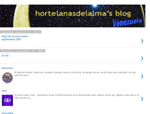 Tablet Screenshot of hortelanasdelalma.blogspot.com