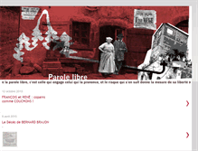 Tablet Screenshot of parole-libre.blogspot.com