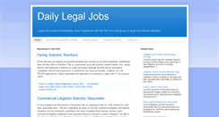 Desktop Screenshot of jobsinlaw.blogspot.com