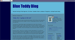 Desktop Screenshot of blueteddyblog.blogspot.com